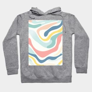 Autumn Nostalgia: Retro Pastel Doodle Delight Hoodie